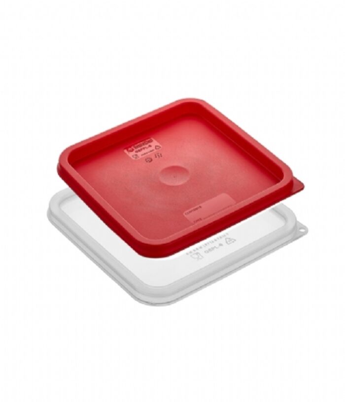GASTROPLAST KARE KÜVET KAPAK PP 5,7 LT - 7,6 LT KIRMIZI - Görsel 1