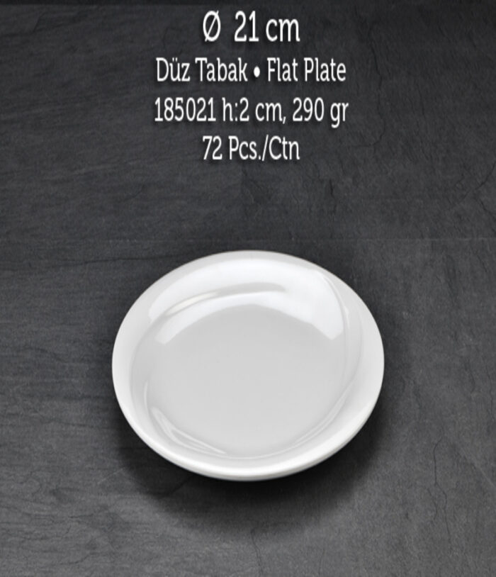TUVA THERM WINGS 21 CM DÜZ TABAK BEYAZ - Görsel 1