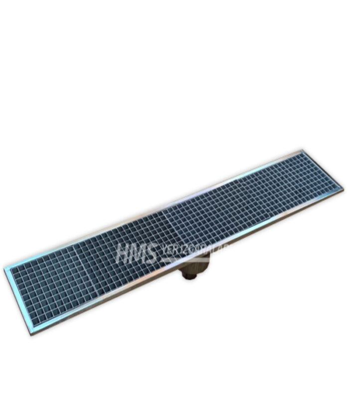 Paslanmaz Yer Izgarası Alttan Çıkış 40x181x14 - Görsel 1