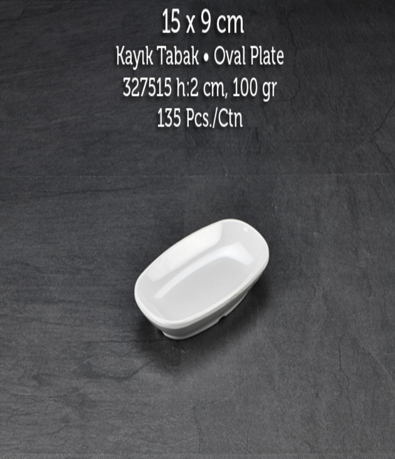 327515 TUVA THERM INTERNATIONAL 15 CM KAYIK TABAK BEYAZ - Görsel 1