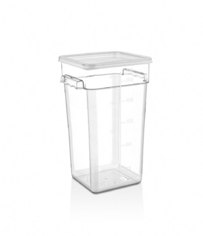 GASTROPLAST KARE SAKLAMA KABI PC 20,8 LT - Görsel 1