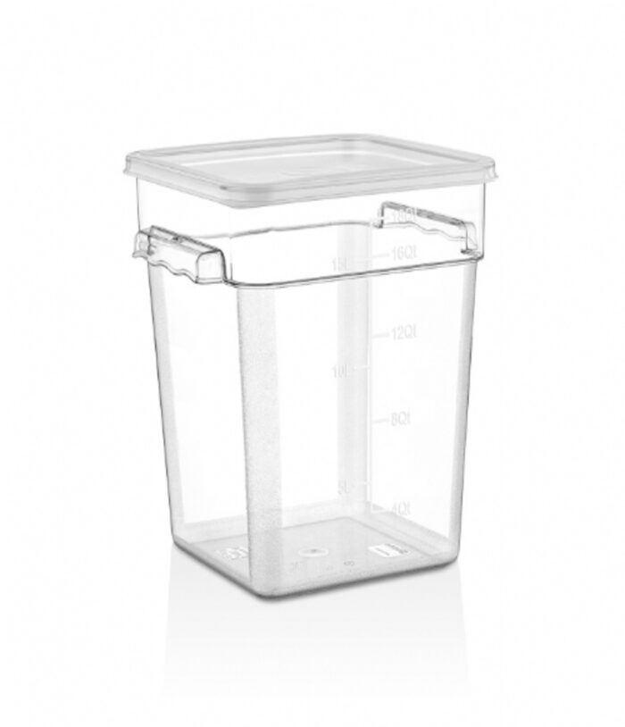 GASTROPLAST KARE SAKLAMA KABI PC 17,2 LT - Görsel 1