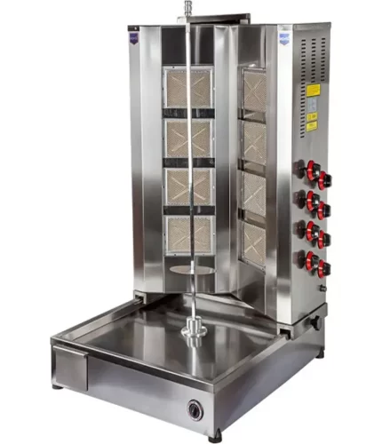 REMTA DÖNER OCAK 8 RADYANLI ALTTAN MOTORLU V MODEL GAZLI 90 KG