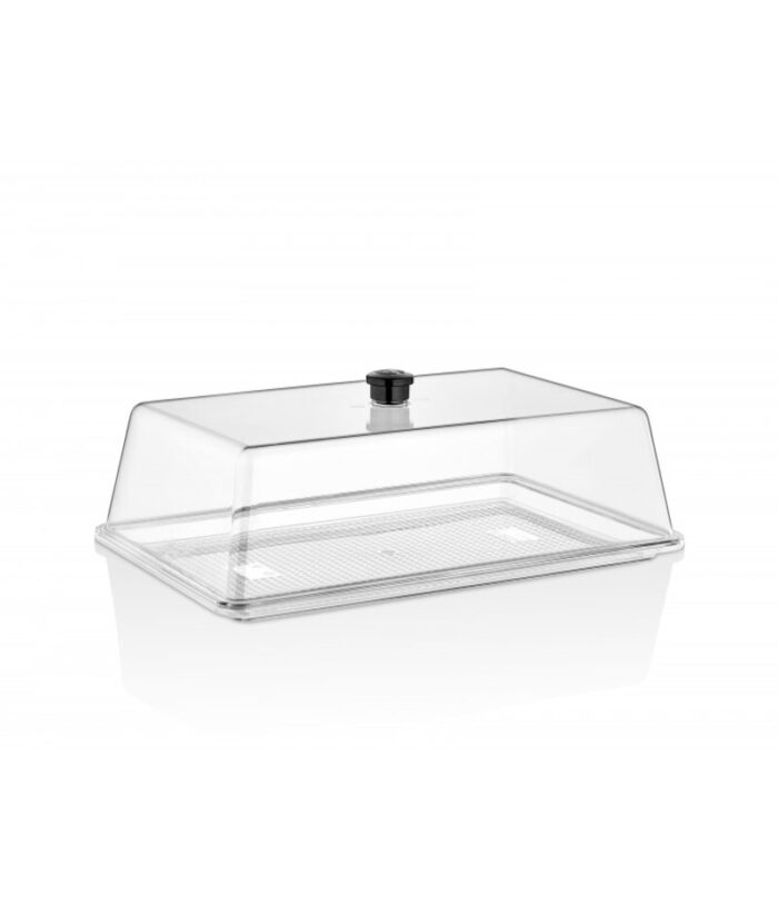 GASTROPLAST 410*260 MM TEPSİ PC ŞEFFAF/GF-17 UYUMLU - Görsel 1