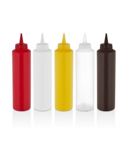 GASTROPLAST DÜZ UÇLU FİŞEK SOSLUK 1000 ML KIRMIZI