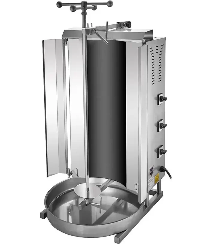 REMTA DÖNER OCAK 4 LÜ OVAL CAMLI ELEKTİRİKLİ MOTORSUZ 50 KG - Görsel 1