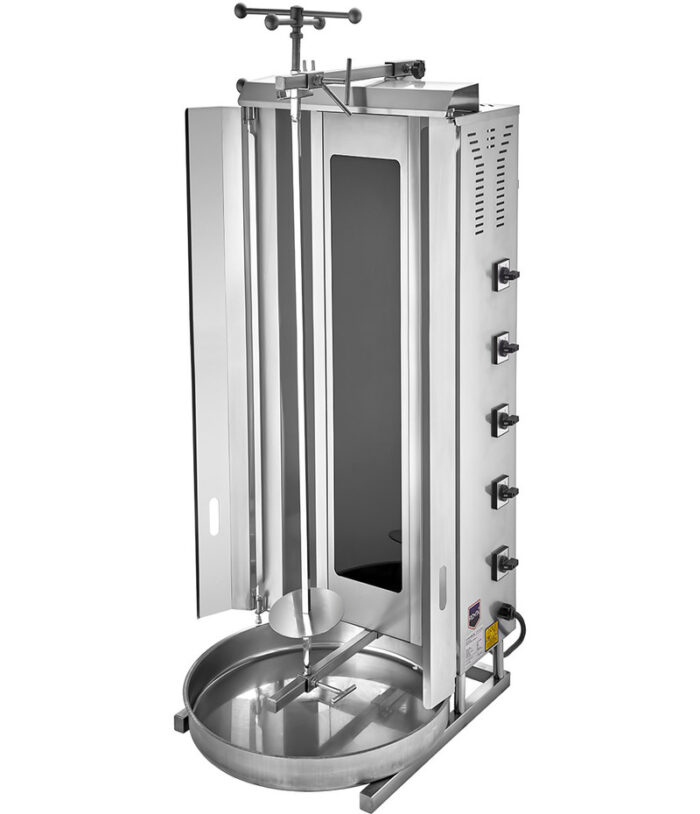 REMTA DÖNER OCAK 5 Lİ ELEKTİRİKLİ CAM RADYAN MOTORSUZ 60 KG - Görsel 1