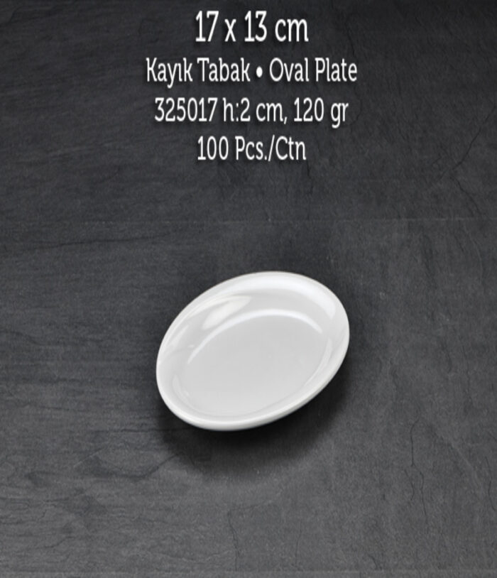 TUVA THERM WINGS 17*13 CM KAYIK TABAK BEYAZ - Görsel 1