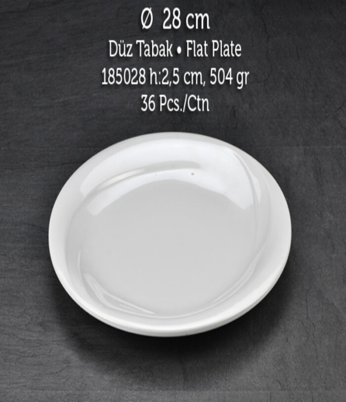 TUVA THERM WINGS 28 CM DÜZ TABAK BEYAZ - Görsel 1