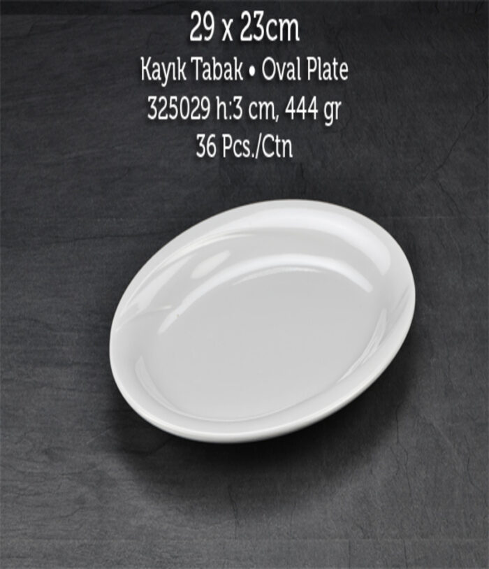 TUVA THERM WINGS 29*23 CM KAYIK TABAK BEYAZ - Görsel 1