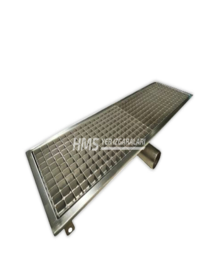Paslanmaz Yer Izgarası Yandan Çıkış 40x118x14 - Görsel 1