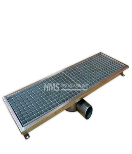 Paslanmaz Yer Izgarası Yandan Çıkış 40x94x14