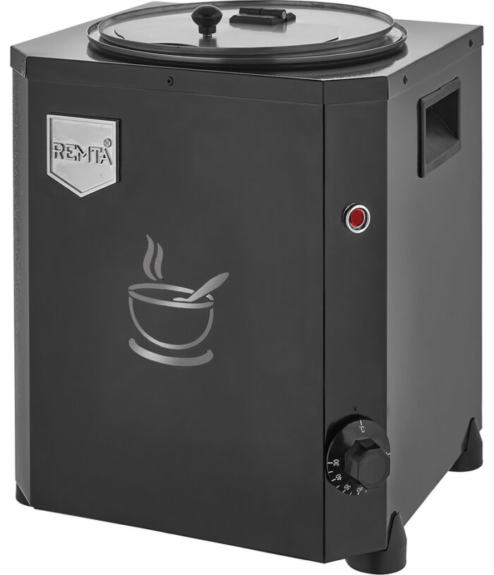 REMTA JUMBO MODEL SİYAH ÇORBA POTU 9 LT - Görsel 1