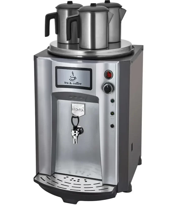 REMTA 3 DEMLİKLİ ŞAMANDIRALI PREMIUM ÇAY MAKİNESİ 40 LT - Görsel 1