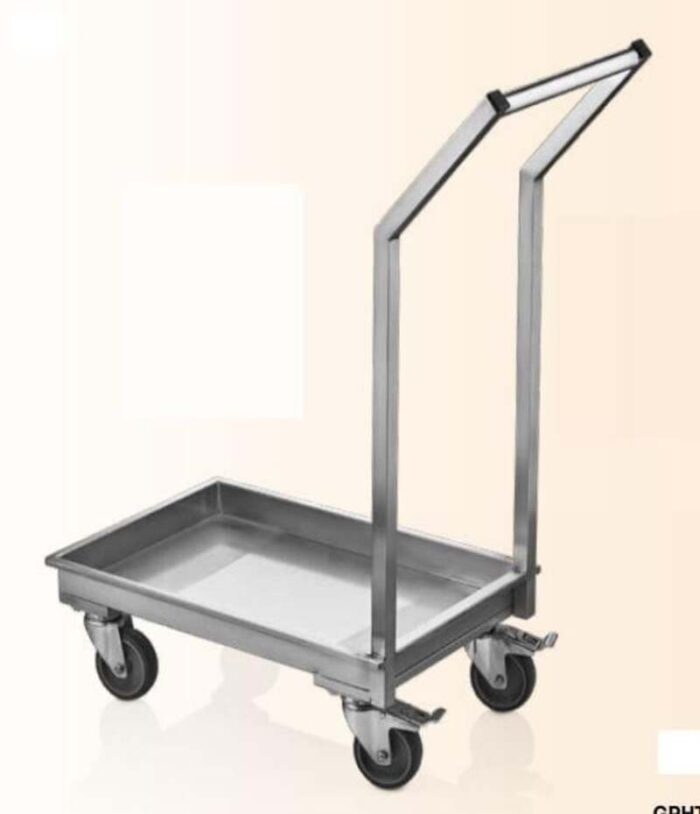 GASTROPLAST 600*400 ALTI KAPALI PİZZA HAMUR ARABASI - Görsel 1