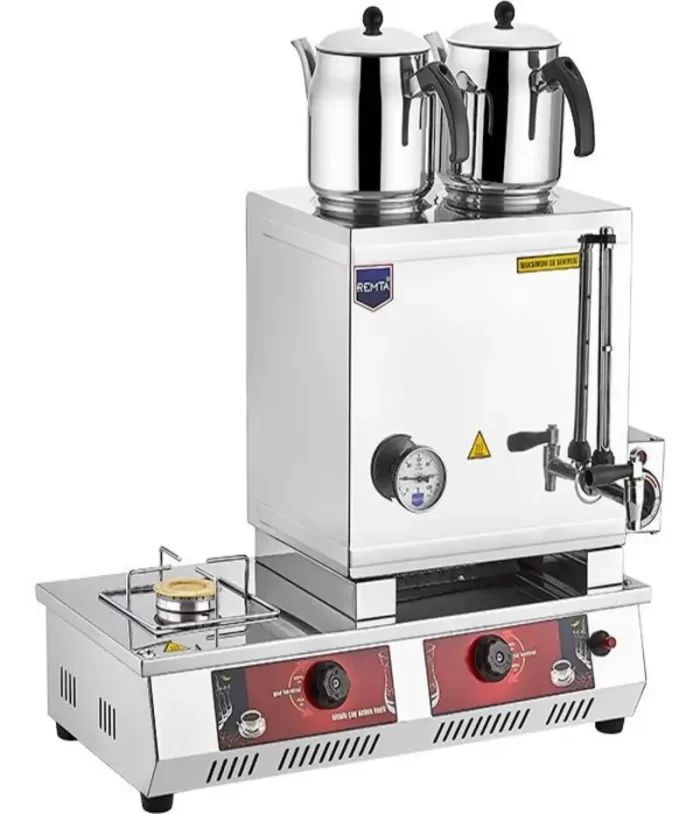 Remta 40 Model 2 Demlikli Gazlı (CE) + Elektrikli Çay Ocağı 29 lt - Görsel 1