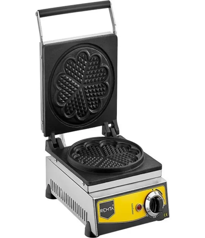 Remta Çiçek Model Waffle Makinesi Elektrikli 21cm - Görsel 1