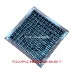 Paslanmaz Yer Izgarası Alttan Çıkış 30x30x14 - Görsel 2