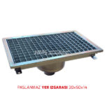 Paslanmaz Yer Izgarası Alttan Çıkış 30x50x14