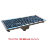Paslanmaz Yer Izgarası Alttan Çıkış 30x74x14