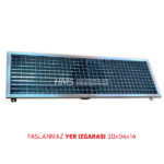 Paslanmaz Yer Izgarası Alttan Çıkış 30x94x14 - Görsel 2